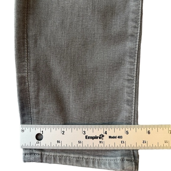 AG Adriano Goldschmied Stevie Slim Straight Ankle Jean gray size 26R - Picture 11 of 12